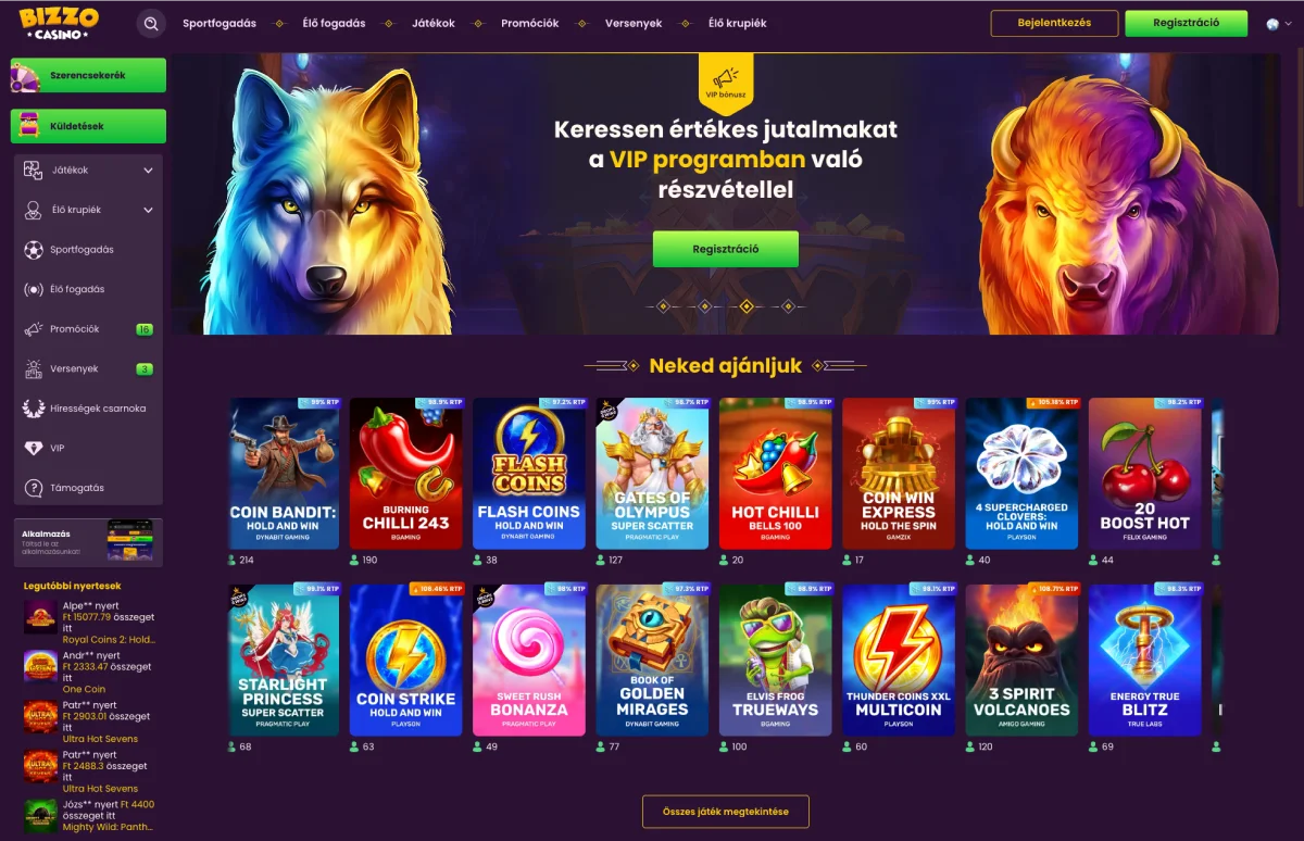 Bizzo Casino Játsszon Kaszinójátékokat